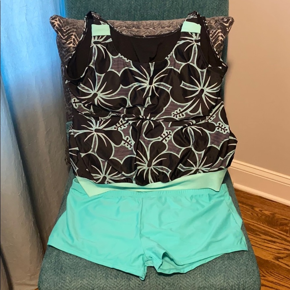 Tankini Bathing Suit with Boy Short